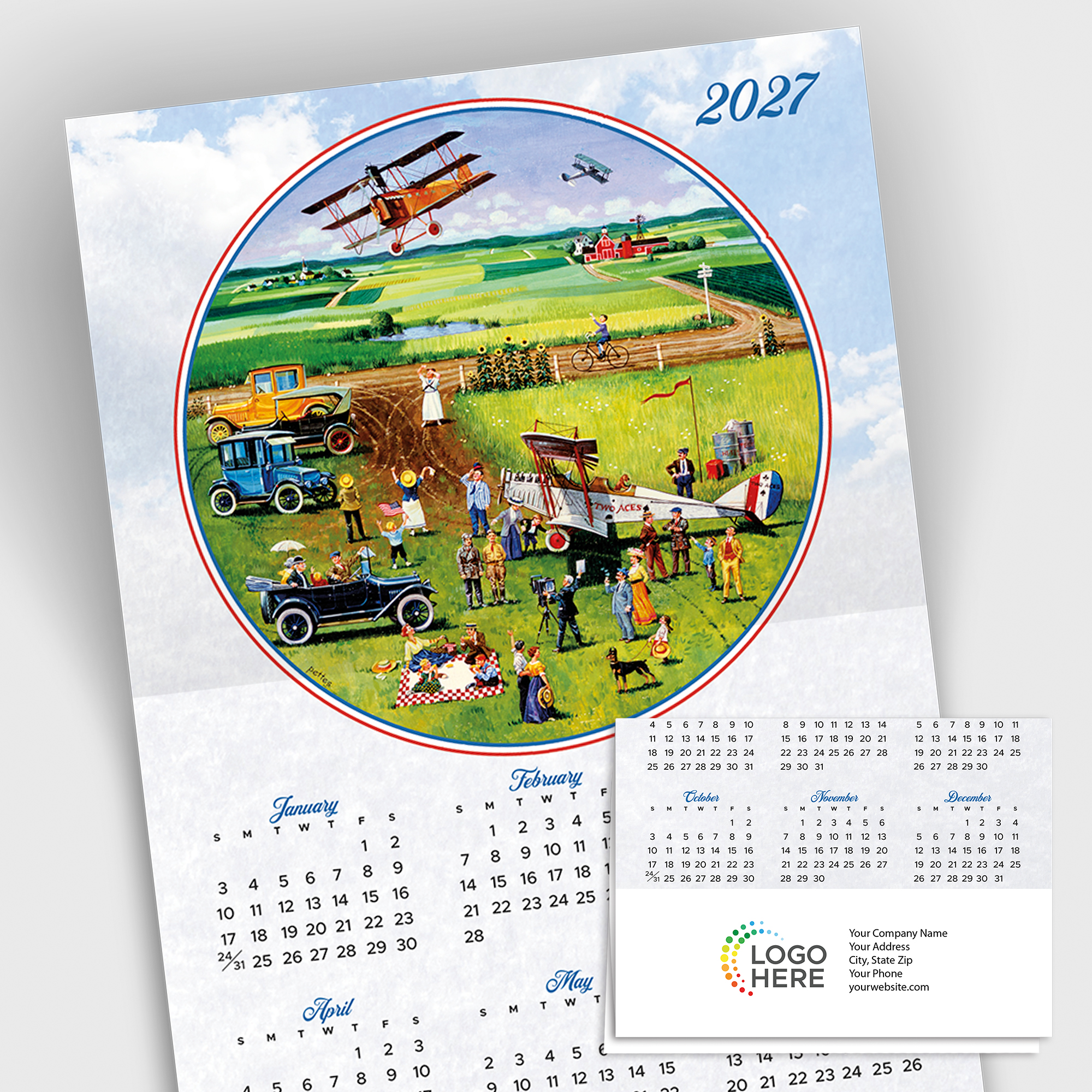 Up and Away Calendar Card C3476U-AA